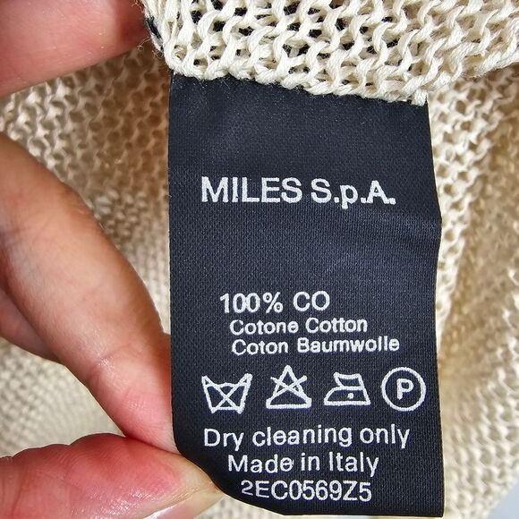 Vintage Giorgio Armani Open Knit Cardigan in Cream - Size 40 (Italian) - Picture 9 of 12